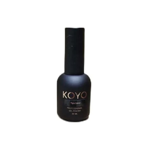 בייס דבק לטיפס ג׳ל קויו KOYO (20מ״ל) מוצר מקצועי למניקור וחיזוק הציפורן