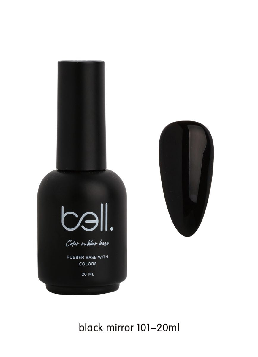 לק ג'ל מקצועי Bell בל 20 מ"ל גוון 101 - bell גוון 101 20 מ"ל Black Mirror בל