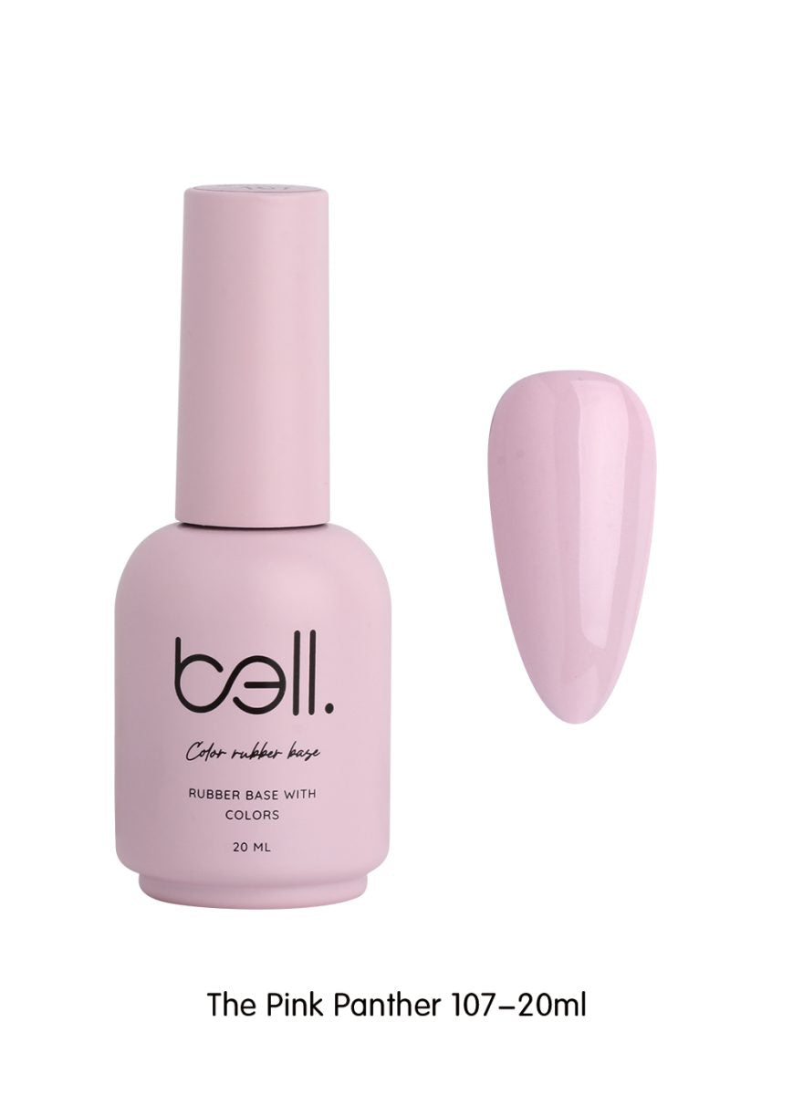 לק ג'ל מקצועי Bell בל 20 מ"ל גוון 107 - bell גוון 107 20 מ"ל The Pink Panther בל