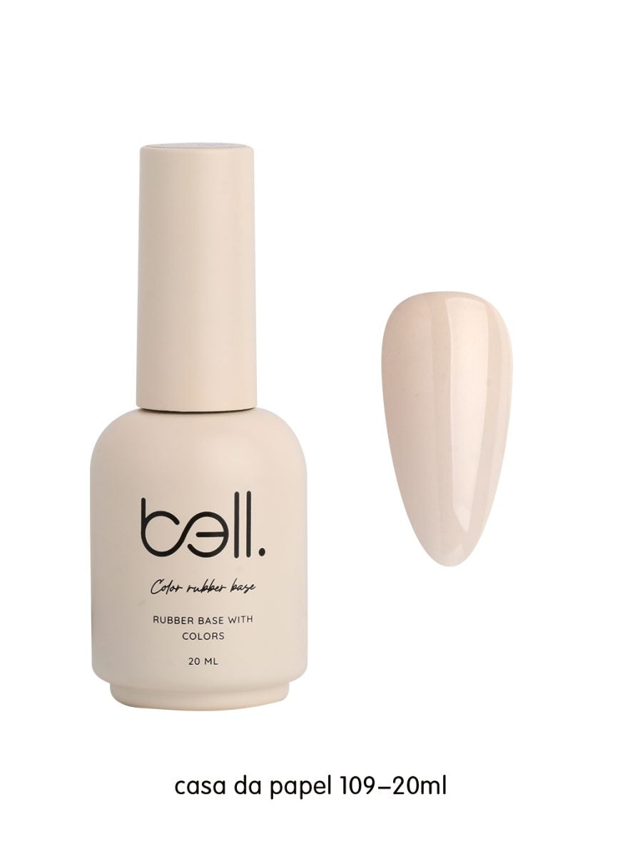 לק ג'ל מקצועי Bell בל 20 מ"ל גוון 109 - bell גוון 109 20 מ"ל Casa de Papel בל