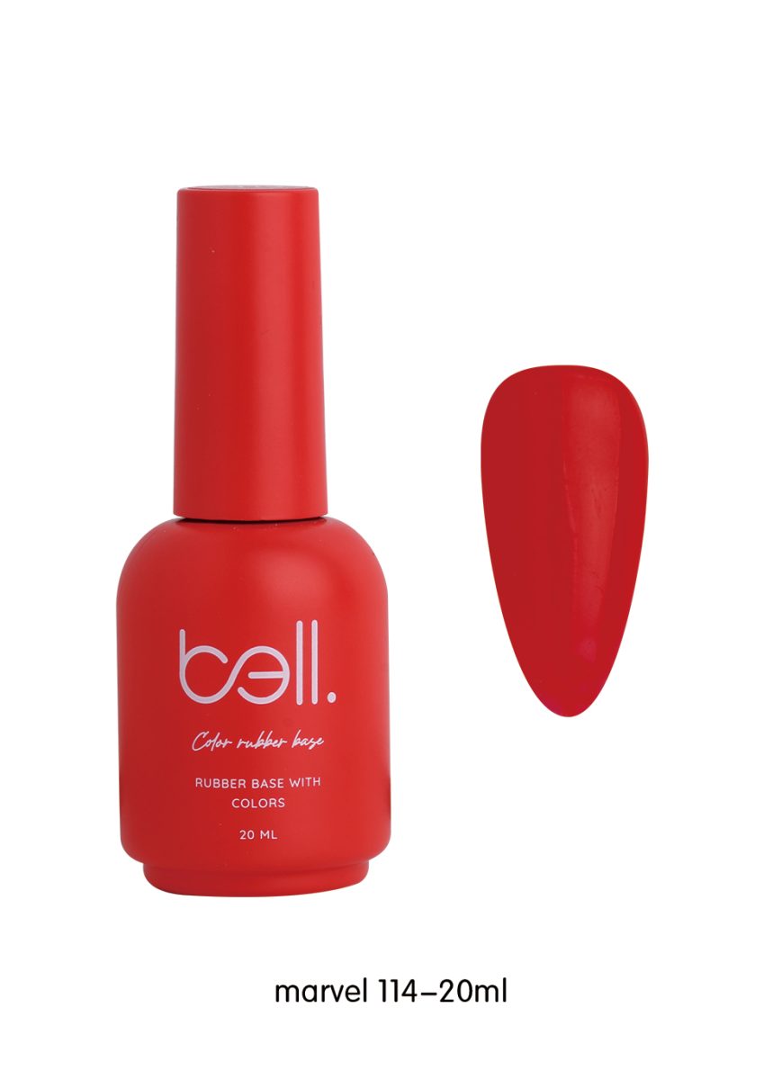 לק ג'ל מקצועי Bell בל 20 מ"ל גוון 114 - bell  גוון 114 20 מ"ל Marvel בל