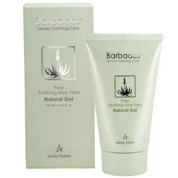 אנה לוטן Barbados ג'ל טבעי (Natural Gel) להרגעת סבוריאה, אדמומיות וגירויים בעור על בסיס אלוורה טהורה 125 מ"ל