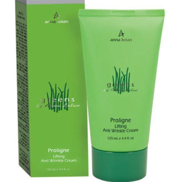 אנה לוטן Greens פרוגליין (Progligne) קרם ליפטינג נגד קמטים להחלקת קמטוטי הבעה ומיצוק העור באריזה מקצועית 125 מ"ל