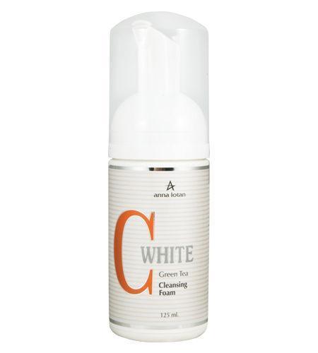 אנה לוטן C-White קצף ניקוי תה ירוק (Cleansing Foam Green Tea) לניקוי עדין, הבהרה והגנה אנטי-אוקסידנטית 125 מ"ל