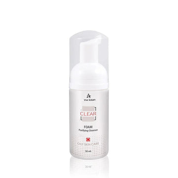 אנה לוטן Clear קצף ניקוי (Foam Cleanser) אוורירי לניקוי יסודי וחיטוי עור שמן ובעייתי המועשר בשמן עץ התה ואלוורה 125 מ"ל