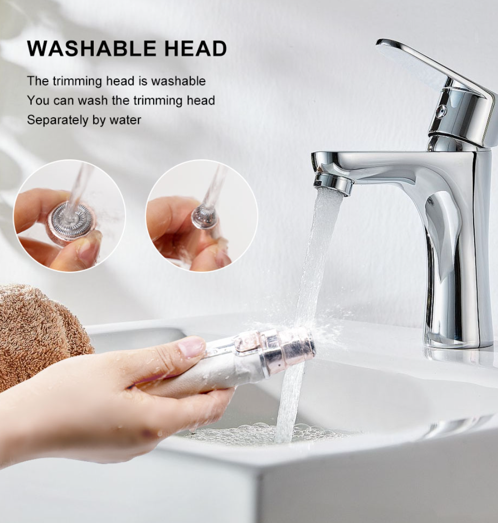 מסדר גבות ומסיר שיער פנים חשמלי 2 ב-1 נטען USB | SOLIMPIA HT-668