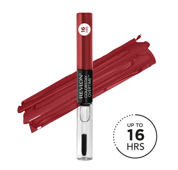 REVLON | רבלון - ColorStay Overtime | שפתון עמיד 16 שעות וגלוס מבריק (דו-צדדי)