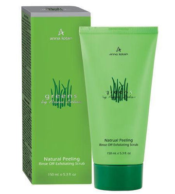 אנה לוטן Greens פילינג מינרלים מים המלח ודבש (Peeling Dead Sea Minerals & Honey) לחידוש וליטוש העור באריזה מקצועית 150 מ"ל