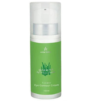 אנה לוטן Greens באלם למתאר העין (Eye Contour Balm) להזנה עמוקה וטשטוש קמטוטים עם חמאת שיאה ואופרזיה באריזה מקצועית 150 מ"ל