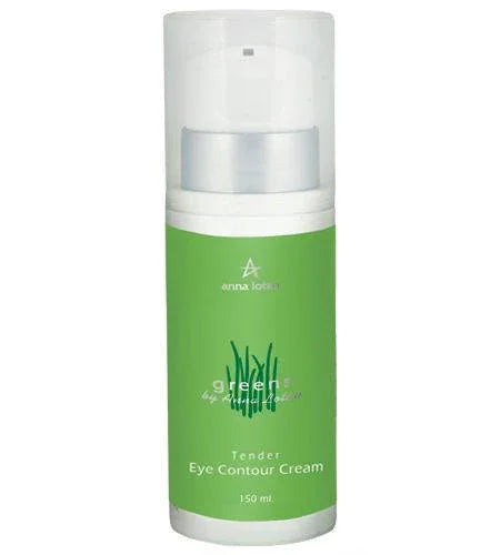אנה לוטן Greens באלם למתאר העין (Eye Contour Balm) להזנה עמוקה וטשטוש קמטוטים עם חמאת שיאה ואופרזיה באריזה מקצועית 150 מ"ל