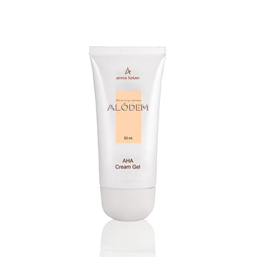 אנה לוטן Alodem קרם ג'ל AHA (AHA Cream Gel) לחידוש והחלקת מרקם העור לעור רגיש ושברירי 50 מ"ל
