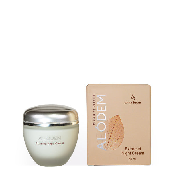 אנה לוטן Alodem קרם לילה אקסטרמל (Extramel Night Cream) עשיר בנוגדי חמצון לשיקום והגנת עור רגיש ושברירי 50 מ"ל
