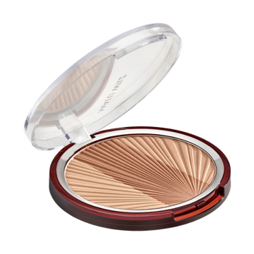 Malu Wilz Sun Kissed Bronzing Powder professional 3-shade palette for sculpting and sun-kissed glow