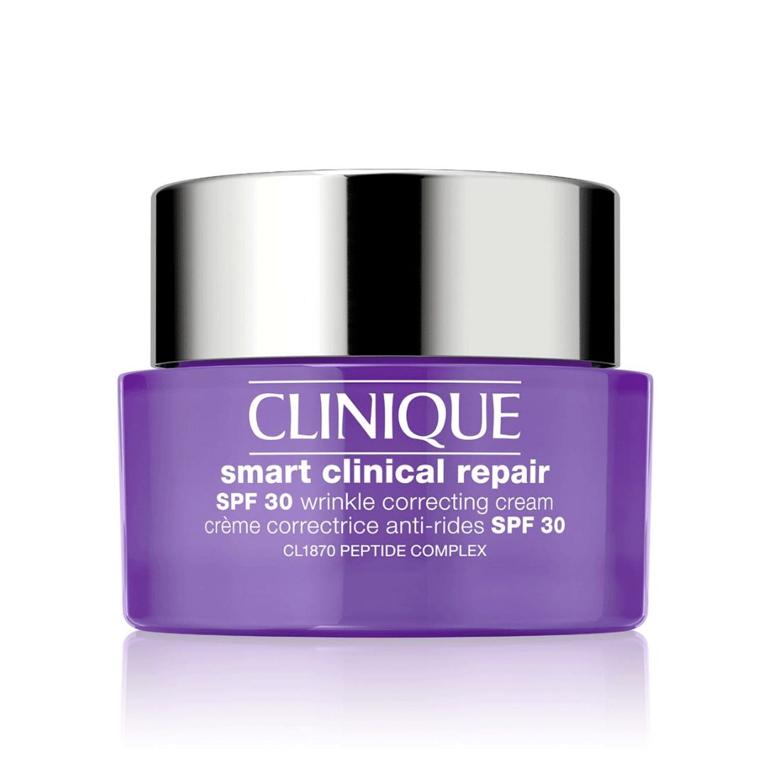 קרם פנים קליניק סמארט קליניקל ריפר עם SPF 30 המועשר בפפטידים וחומצה היאלורונית לתיקון קמטים והגנה - Clinique Smart Clinical Repair SPF 30