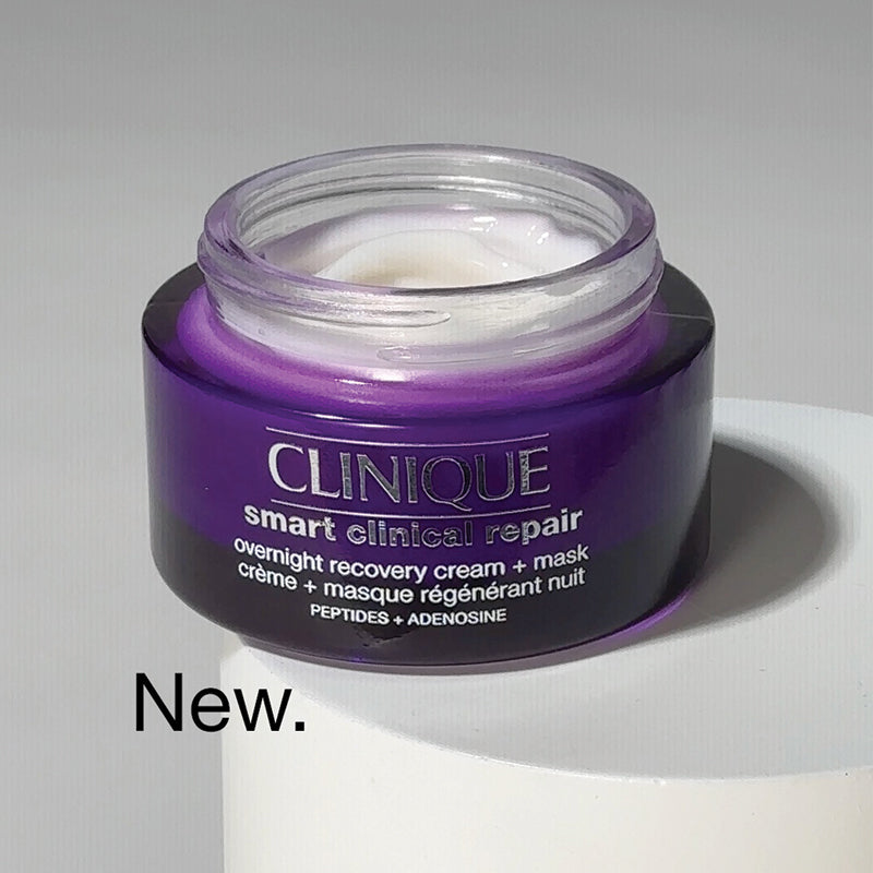 Clinique Smart Clinical Repair™ Overnight Recovery Cream + Mask - קרם ומסכת לילה לשיקום עמוק ותיקון קמטים