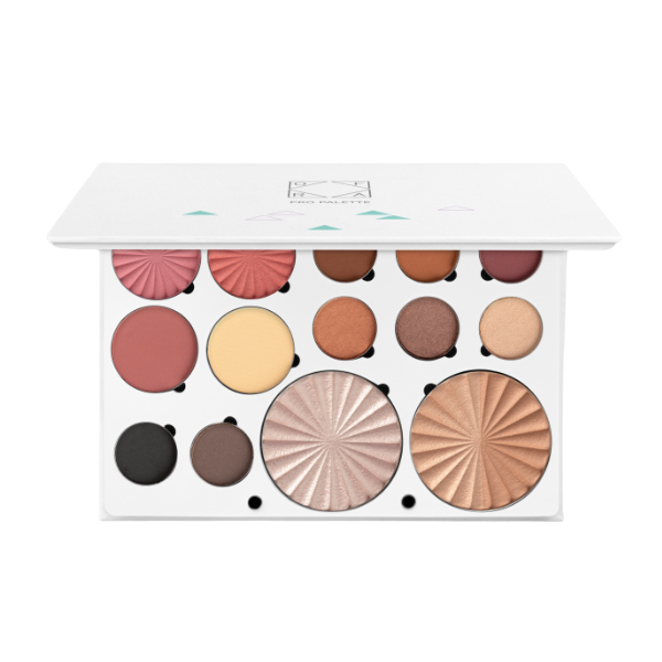 פלטת 'סאסי' של עופרה: גוונים חמים וזוהרים ליצירת מראה איפור מושלם וחושני.