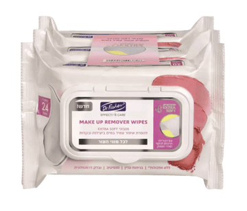 מגבוני EXTRA SOFT להסרת איפור עמיד במים - 90 יחידות