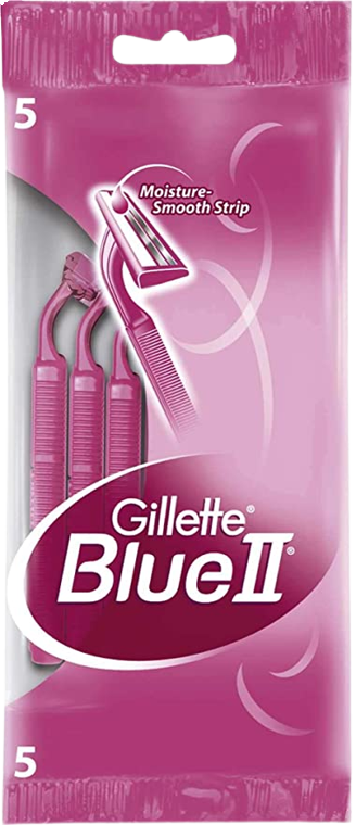 גילט בלו 2 פלוס - סכין גילוח עם רצועת לחות