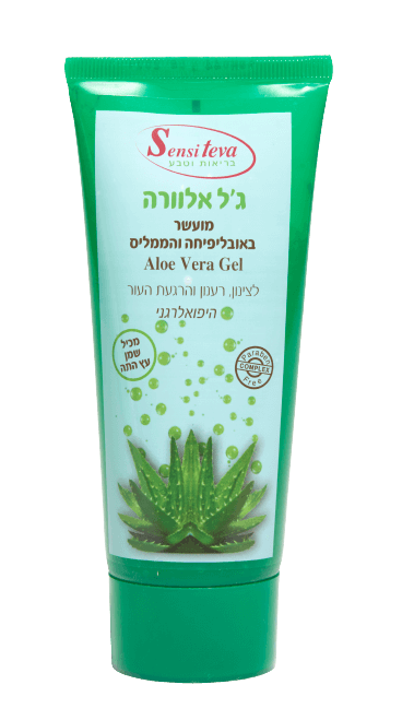 ג'ל אלוורה סנסי טבע 100 מ"ל - מזין לעור יבש