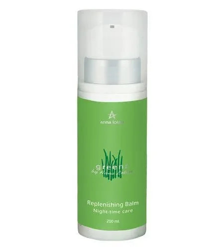 אנה לוטן Greens באלם לילה מזין (Replenishing Balm) לשיקום והזנה עמוקה של עור יבש ובוגר באריזה מקצועית 200 מ"ל