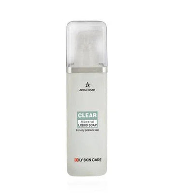 אנה לוטן Clear סבון מינרלי נוזלי (Mineral Liquid Soap) לניקוי עמוק, טיהור ואיזון עור שמן ובעייתי 200 מ"ל