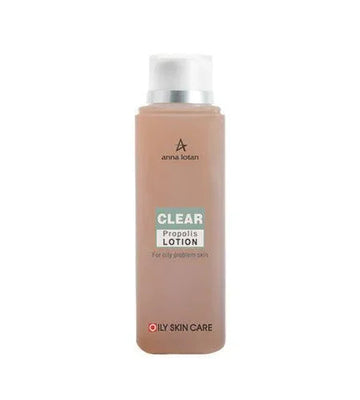 אנה לוטן Clear מי פנים פרופוליס (Propolis Lotion) לחיטוי, טיהור ואיזון עור שמן ובעייתי המועשרים בהממליס 200 מ"ל