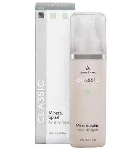 אנה לוטן Classic Mineral Splash מי פנים מינרליים מרעננים ללא אלכוהול להרגעת העור והענקת לחות 200 מ"ל
