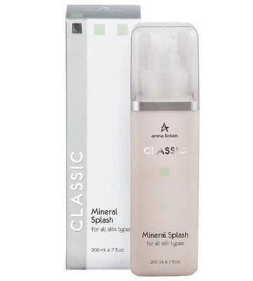 אנה לוטן Classic Mineral Splash מי פנים מינרליים מרעננים ללא אלכוהול להרגעת העור והענקת לחות 200 מ"ל