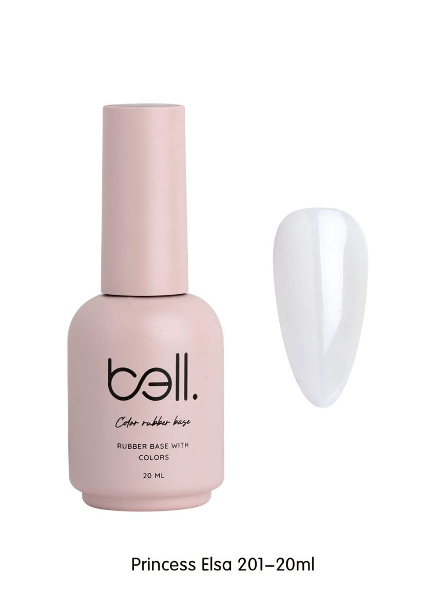 לק ג'ל מקצועי Bell בל 20 מ"ל גוון 201 - bell גוון 201 20 מ"ל Princess Elsa בל