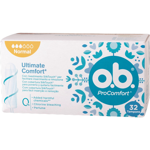 טמפוני או-בה פרו קומפורט מידה נורמל *32 יחידות