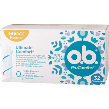 טמפוני או-בה פרו קומפורט מידה נורמל *32 יחידות