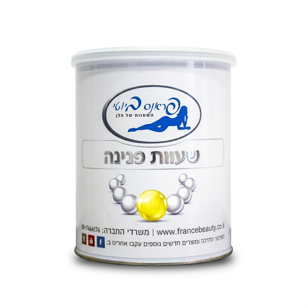 Pearl Cold Wax | שעווה קרה פנינה מועשרת באבץ טבעי להגנת העור ולחיטוי אנטיבקטריאלי (800 מ"ל / רולר 100 מ"ל)