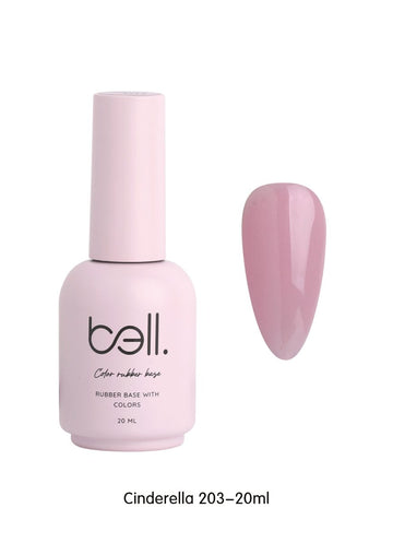 לק ג'ל מקצועי Bell בל 20 מ"ל גוון 203 - bell גוון 203 20 מ"ל Cinderella בל