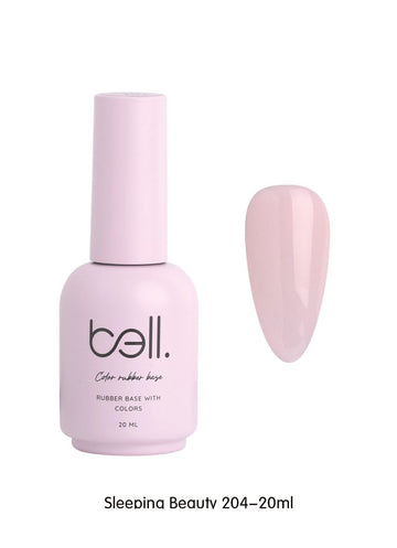 לק ג'ל מקצועי Bell בל 20 מ"ל גוון 204 - bell גוון 204 20 מ"ל Sleeping Beauty בל