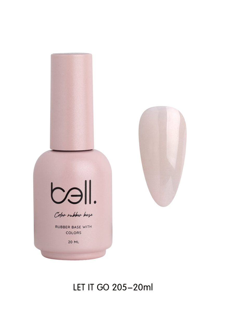 לק ג'ל מקצועי Bell בל 20 מ"ל גוון 205 - bell גוון 205 20 מ"ל LET IT GO בל