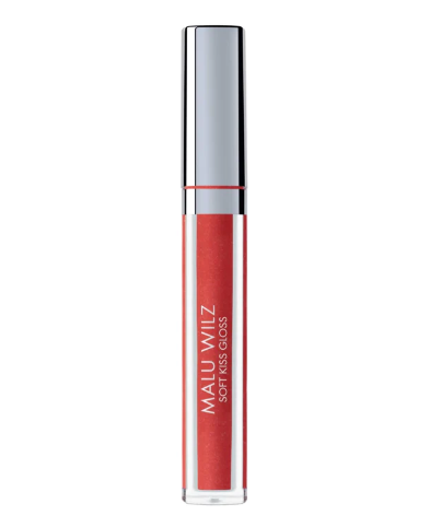 Malu Wilz Soft Kiss Gloss shimmering lip gloss with vanilla scent for non-sticky brilliant shine and volume