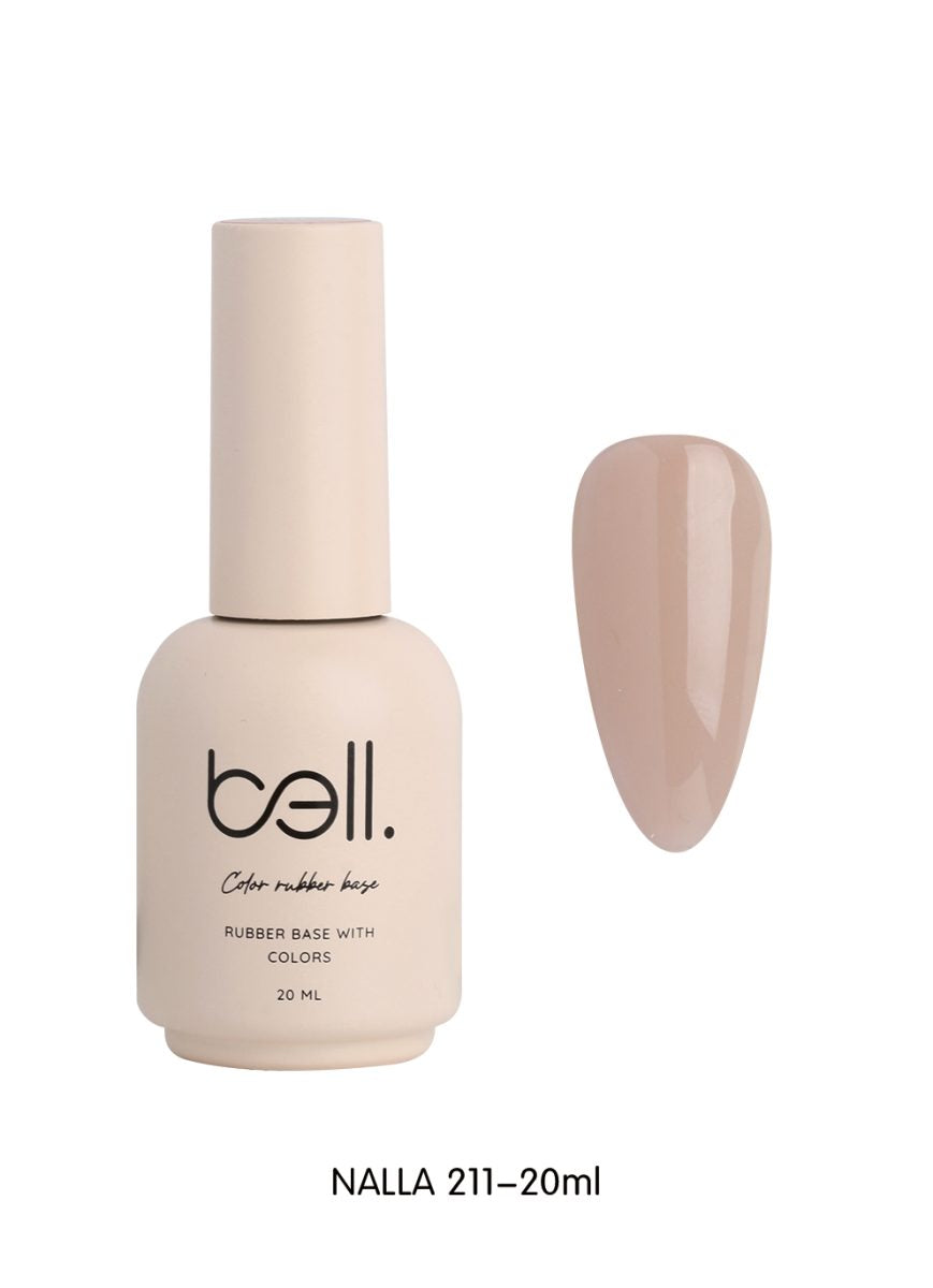 לק ג'ל מקצועי Bell בל 20 מ"ל גוון 211 - bell גוון 211 20 מ"ל NALLA בל