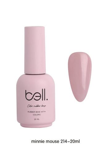 לק ג'ל מקצועי Bell בל 20 מ"ל גוון 214 - bell גוון 214 20 מ"ל Minnie Mouse בל