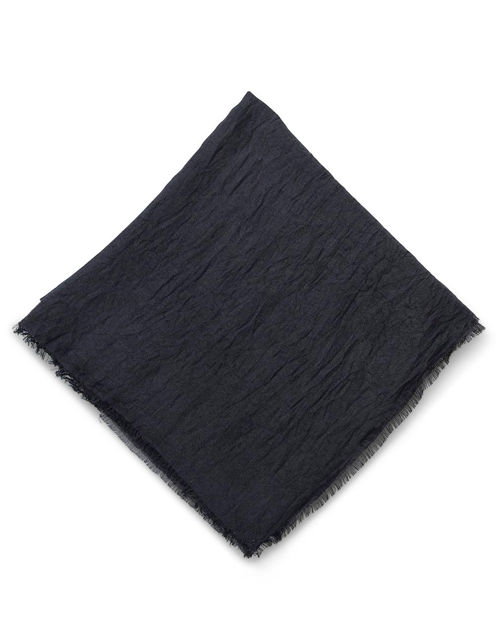 מטפחת דגם חלק עם פרנזים.