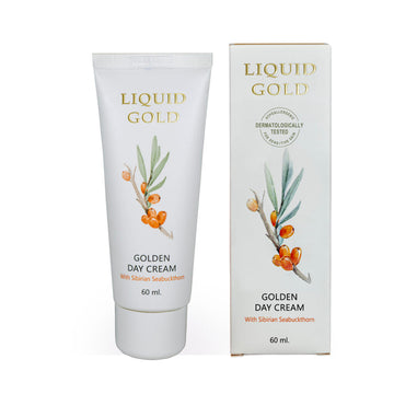 אנה לוטן Liquid Gold קרם יום זהוב (Golden Day Cream) להזנה, הגנה וזוהר יומיומי לעור בוגר ויבש 60 מ"ל