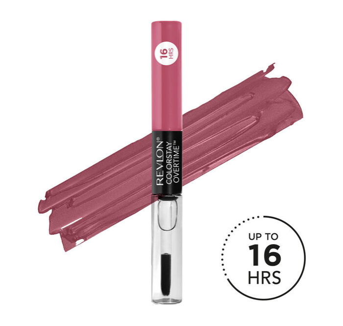 REVLON | רבלון - ColorStay Overtime | שפתון עמיד 16 שעות וגלוס מבריק (דו-צדדי)