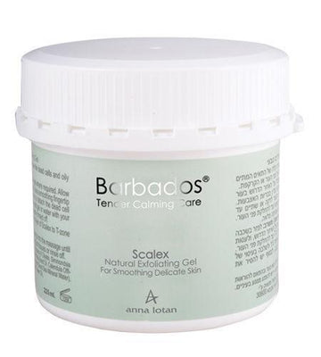 אנה לוטן Barbados סקאלקס ג'ל פילינג טבעי (Scalex Natural Exfoliating Gel) להסרת קשקשת וסבוריאה מהפנים והקרקפת באריזה מקצועית 225 מ"ל