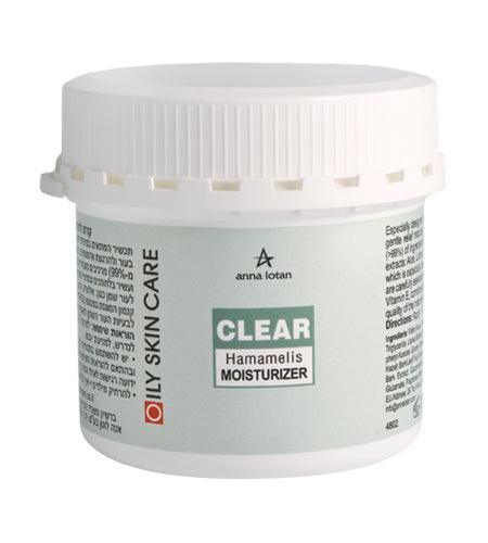 אנה לוטן Clear קרם לחות הממליס (Hamamelis Moisturizer) נטול שומן לכיווץ נקבוביות ואיזון עור שמן ובעייתי 225 מ"ל