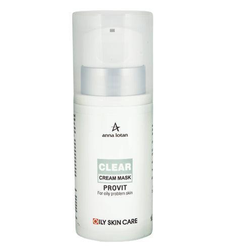 אנה לוטן Clear מסיכת פרוביט (Provit Cream Mask) לטיפול ואיזון עור שמן ובעייתי המועשרת במינרלים וויטמינים 225 מ"ל