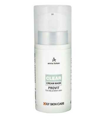 אנה לוטן Clear מסיכת פרוביט (Provit Cream Mask) לטיפול ואיזון עור שמן ובעייתי המועשרת במינרלים וויטמינים 225 מ"ל