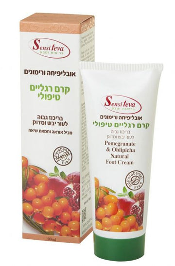 קרם רגליים טיפולי אובליפיחה ושמן רימונים 150 מ"ל