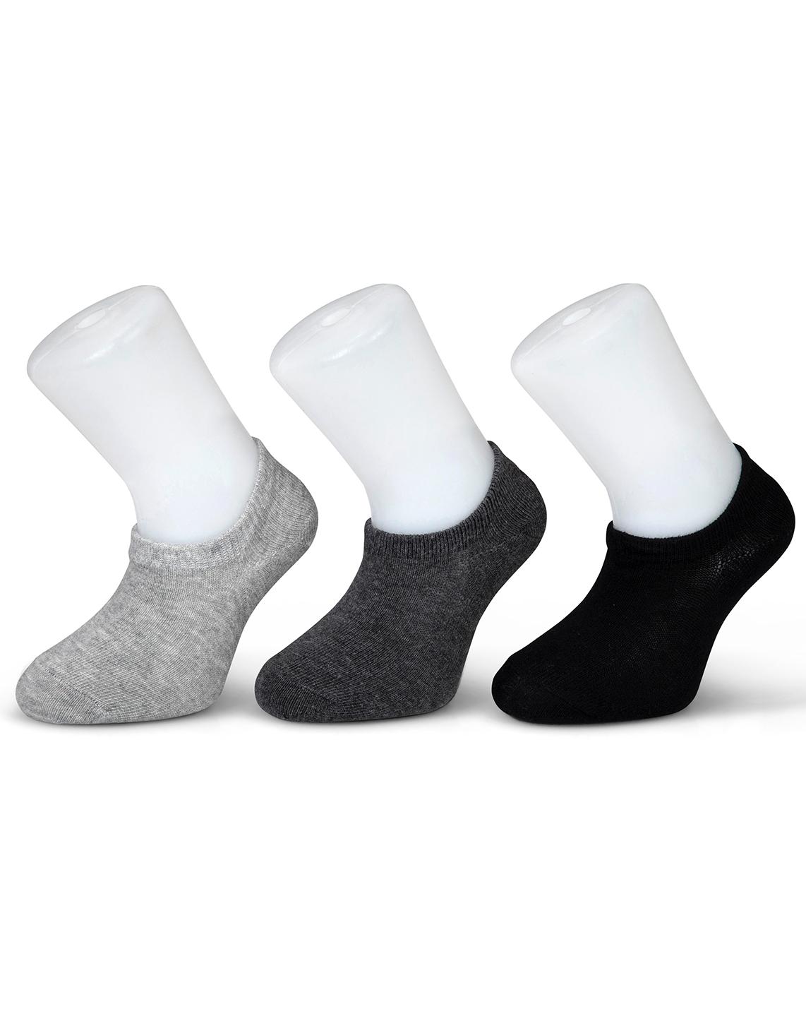 גרבי קרסול סניקרס לילדים כותנה  - 3 זוגות.