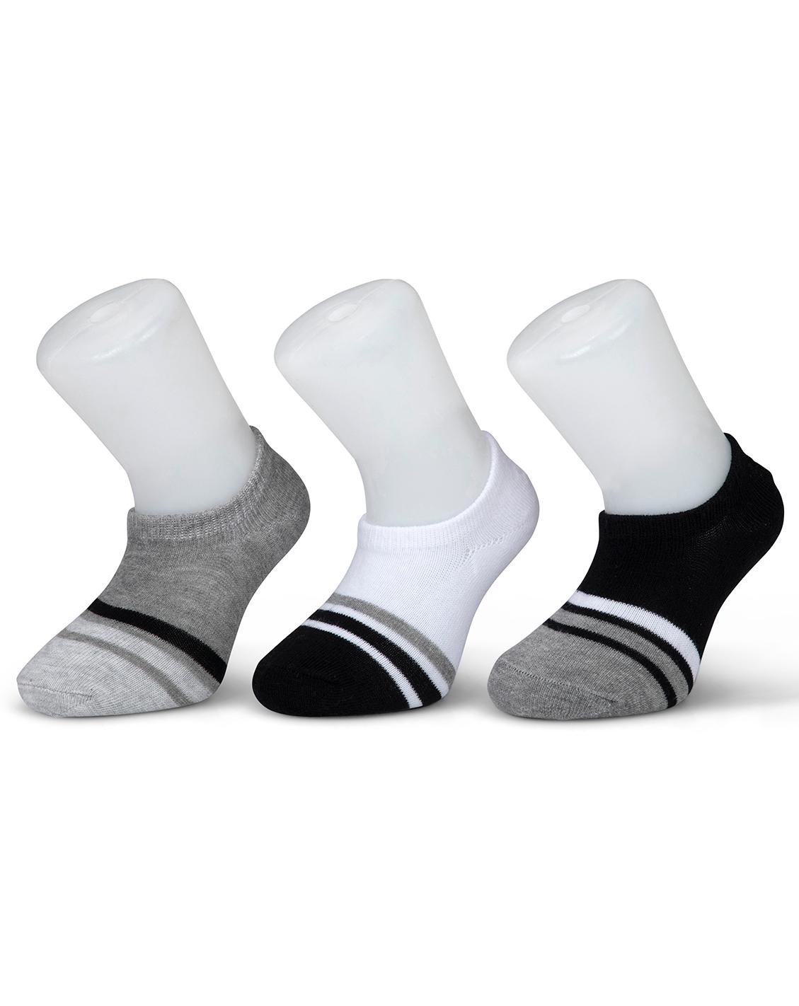 גרבי קרסול סניקרס לילדים כותנה  - 3 זוגות.