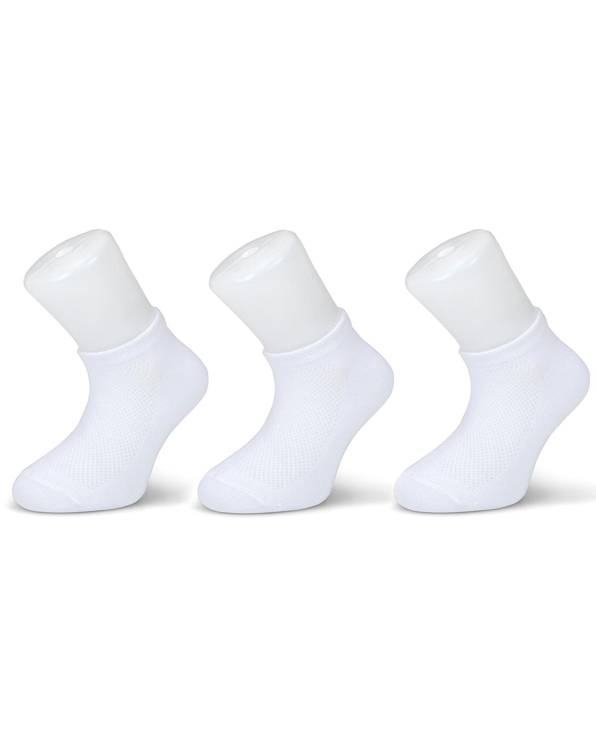 גרבי קרסול כותנה - 3 זוגות.