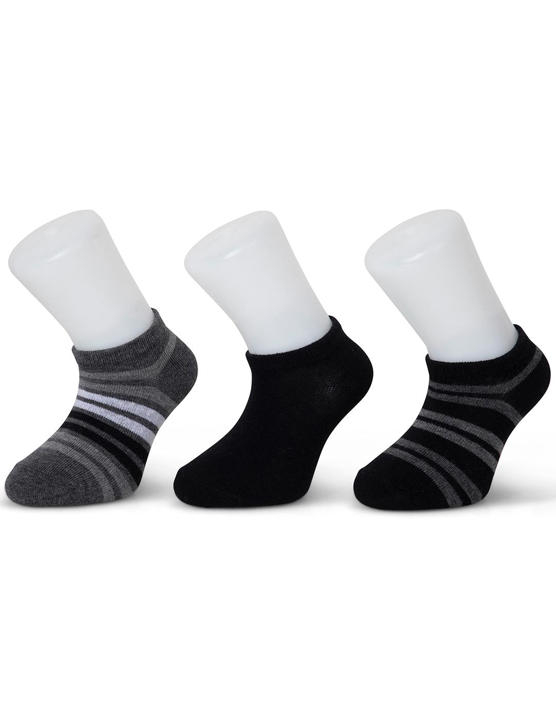 גרבי קרסול כותנה - 3 זוגות.